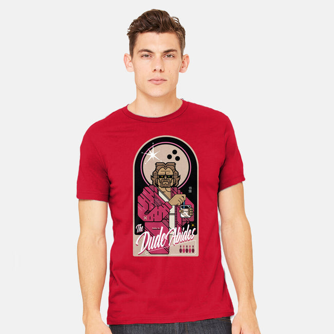 The Dude Abides-Mens-Heavyweight-Tee-BadBox