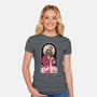 The Dude Abides-Womens-Fitted-Tee-BadBox