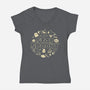 Stay Spooky Cute-Womens-V-Neck-Tee-xMorfina