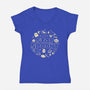 Stay Spooky Cute-Womens-V-Neck-Tee-xMorfina
