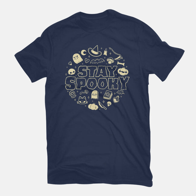 Stay Spooky Cute-Womens-Fitted-Tee-xMorfina