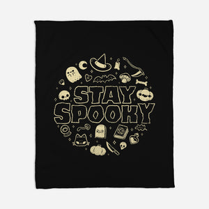 Stay Spooky Cute-None-Fleece-Blanket-xMorfina