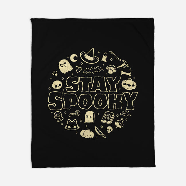 Stay Spooky Cute-None-Fleece-Blanket-xMorfina