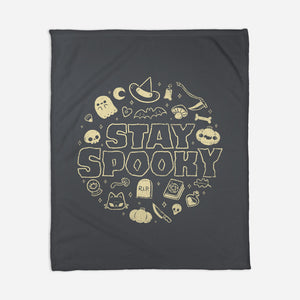 Stay Spooky Cute-None-Fleece-Blanket-xMorfina