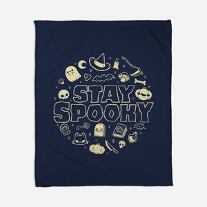 Stay Spooky Cute-None-Fleece-Blanket-xMorfina