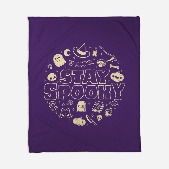 Stay Spooky Cute-None-Fleece-Blanket-xMorfina