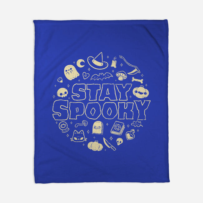 Stay Spooky Cute-None-Fleece-Blanket-xMorfina