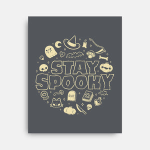 Stay Spooky Cute-None-Stretched-Canvas-xMorfina