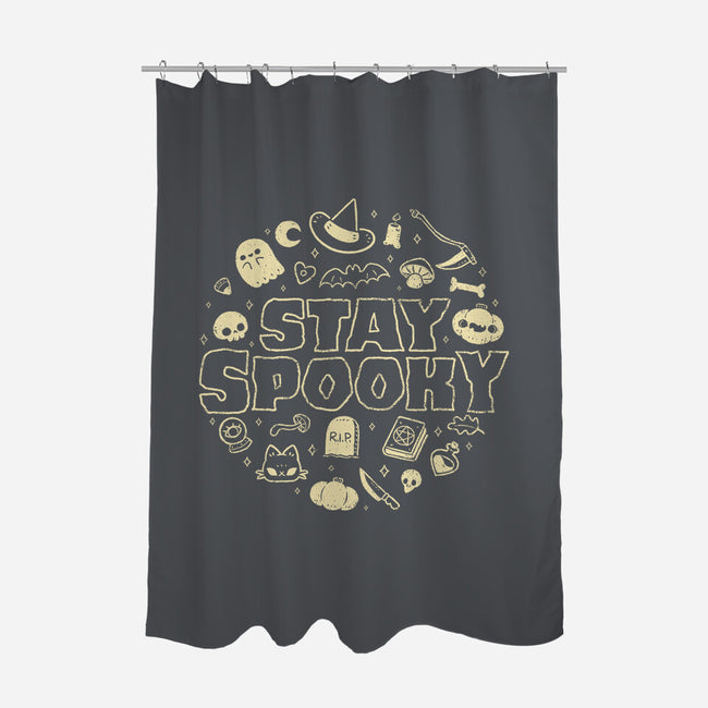 Stay Spooky Cute-None-Polyester-Shower Curtain-xMorfina