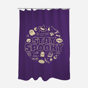 Stay Spooky Cute-None-Polyester-Shower Curtain-xMorfina