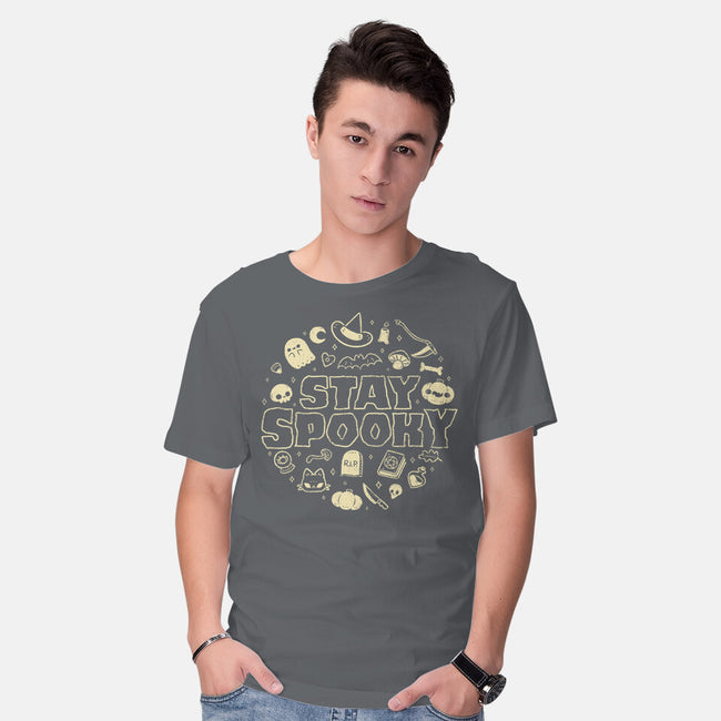 Stay Spooky Cute-Mens-Basic-Tee-xMorfina