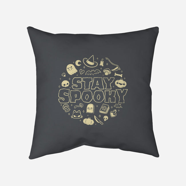 Stay Spooky Cute-None-Removable Cover w Insert-Throw Pillow-xMorfina