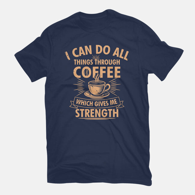 All Things Through Coffee-Mens-Basic-Tee-Boggs Nicolas