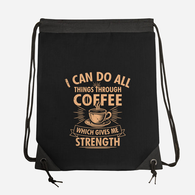 All Things Through Coffee-None-Drawstring-Bag-Boggs Nicolas