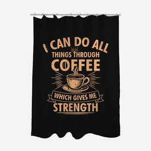 All Things Through Coffee-None-Polyester-Shower Curtain-Boggs Nicolas