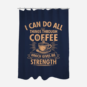 All Things Through Coffee-None-Polyester-Shower Curtain-Boggs Nicolas