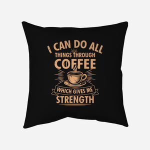 All Things Through Coffee-None-Removable Cover w Insert-Throw Pillow-Boggs Nicolas