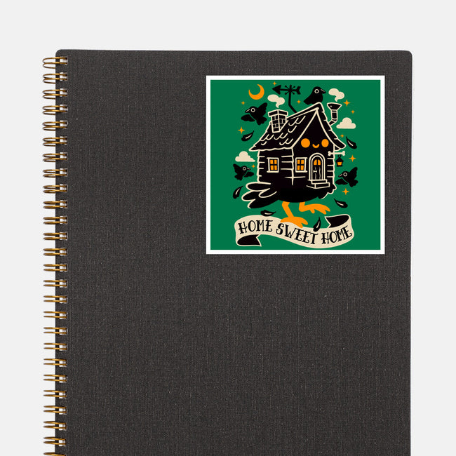 Baba Yaga Sweet Home-None-Glossy-Sticker-NemiMakeit