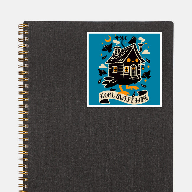 Baba Yaga Sweet Home-None-Glossy-Sticker-NemiMakeit