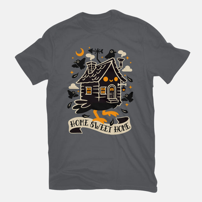 Baba Yaga Sweet Home-Mens-Basic-Tee-NemiMakeit