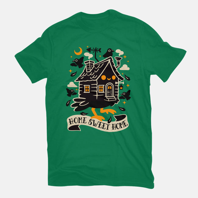 Baba Yaga Sweet Home-Womens-Basic-Tee-NemiMakeit