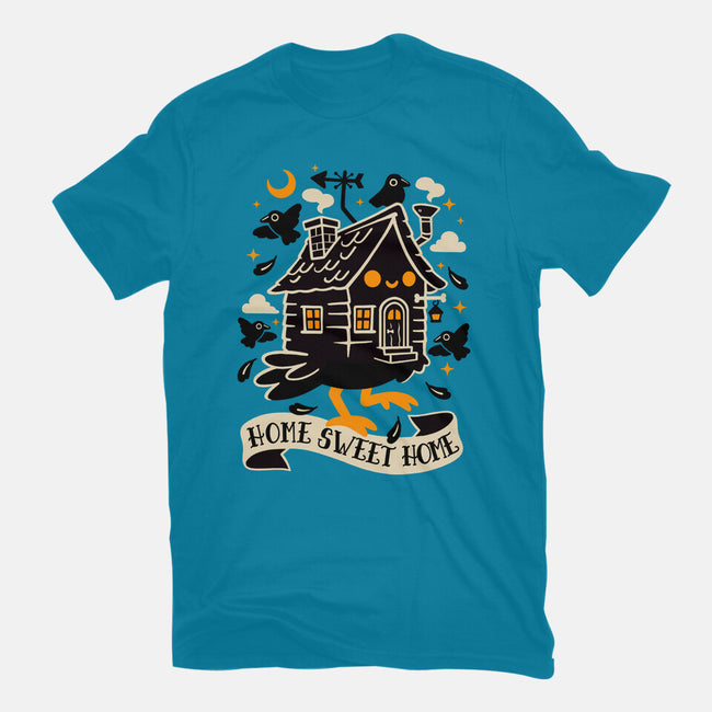 Baba Yaga Sweet Home-Mens-Basic-Tee-NemiMakeit