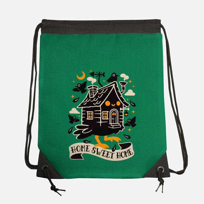 Baba Yaga Sweet Home-None-Drawstring-Bag-NemiMakeit