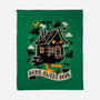 Baba Yaga Sweet Home-None-Fleece-Blanket-NemiMakeit