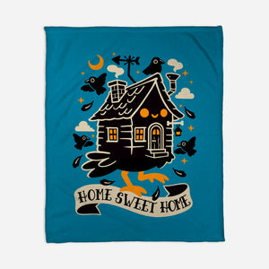 Baba Yaga Sweet Home-None-Fleece-Blanket-NemiMakeit