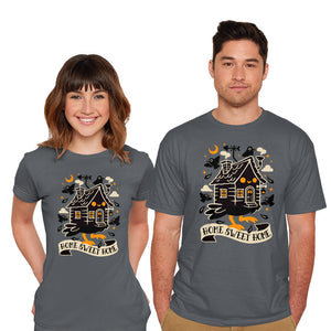 Baba Yaga Sweet Home-Mens-Basic-Tee-NemiMakeit