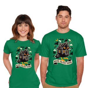 Baba Yaga Sweet Home-Mens-Basic-Tee-NemiMakeit