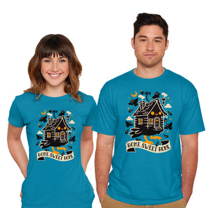 Baba Yaga Sweet Home-Mens-Basic-Tee-NemiMakeit