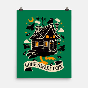 Baba Yaga Sweet Home-None-Matte-Poster-NemiMakeit