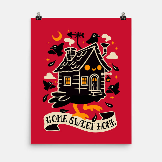 Baba Yaga Sweet Home-None-Matte-Poster-NemiMakeit