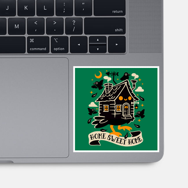Baba Yaga Sweet Home-None-Glossy-Sticker-NemiMakeit
