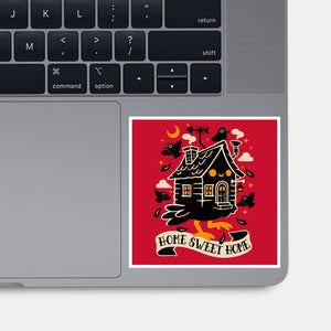 Baba Yaga Sweet Home-None-Glossy-Sticker-NemiMakeit