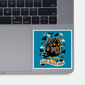 Baba Yaga Sweet Home-None-Glossy-Sticker-NemiMakeit