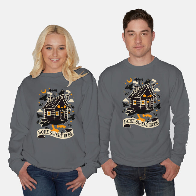 Baba Yaga Sweet Home-Unisex-Crew Neck-Sweatshirt-NemiMakeit