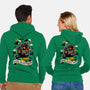 Baba Yaga Sweet Home-Unisex-Zip-Up-Sweatshirt-NemiMakeit