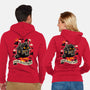 Baba Yaga Sweet Home-Unisex-Zip-Up-Sweatshirt-NemiMakeit