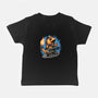 Flaming Rocker-Baby-Basic-Tee-glitchygorilla