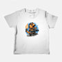 Flaming Rocker-Baby-Basic-Tee-glitchygorilla