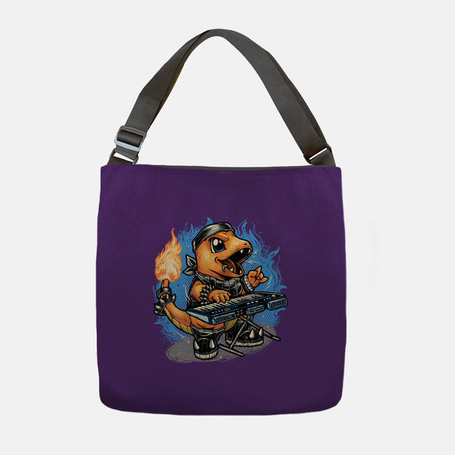 Flaming Rocker-None-Adjustable Tote-Bag-glitchygorilla