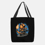 Flaming Rocker-None-Basic Tote-Bag-glitchygorilla
