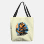 Flaming Rocker-None-Basic Tote-Bag-glitchygorilla