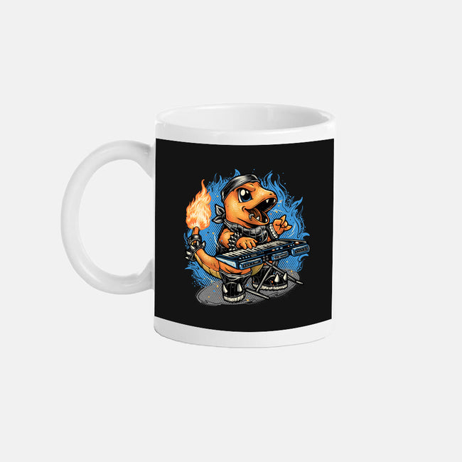 Flaming Rocker-None-Mug-Drinkware-glitchygorilla