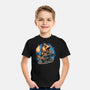 Flaming Rocker-Youth-Basic-Tee-glitchygorilla