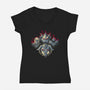 Villainous Rhapsody-Womens-V-Neck-Tee-naomori