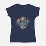 Villainous Rhapsody-Womens-V-Neck-Tee-naomori