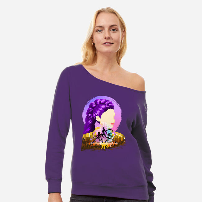 Underworld Rhapsody-Womens-Off Shoulder-Sweatshirt-hypertwenty